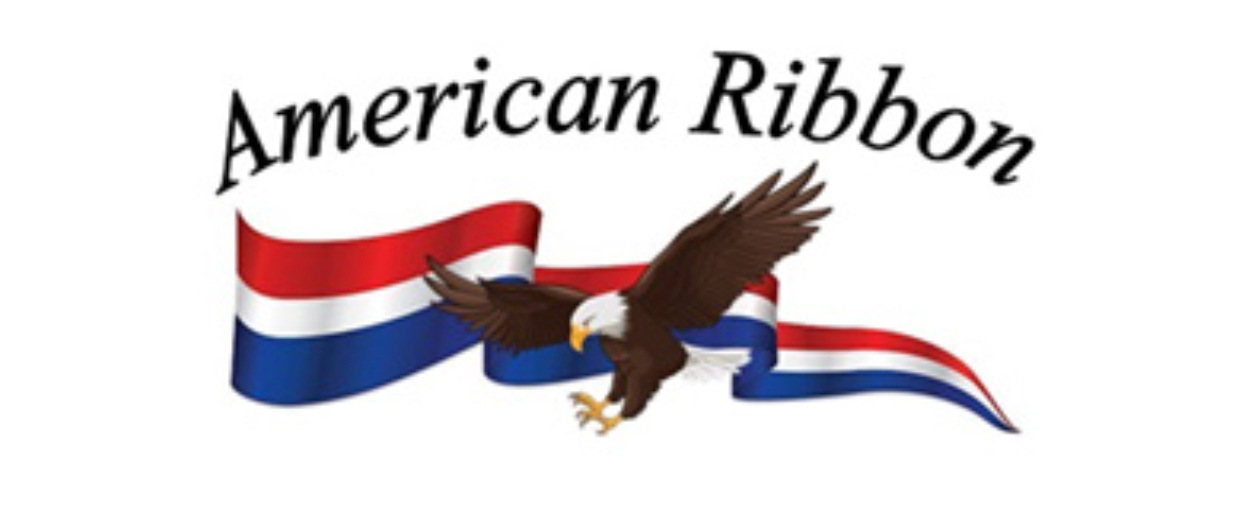 Red Striped Ribbon from American Ribbon Manufacturers