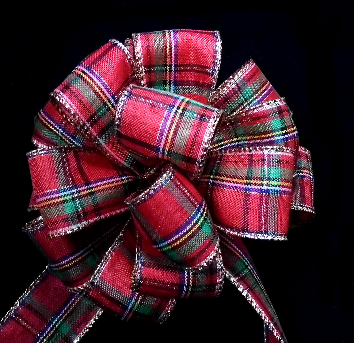 Wired Fuchsia Plaid Ribbon from American Ribbon Manufacturers