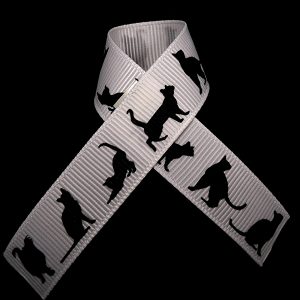 black cat ribbon