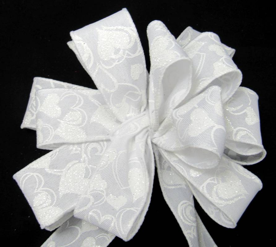 Linen Heart Ribbon from American RIbbon Manufacturers