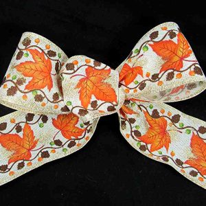 autumn garland ribbon