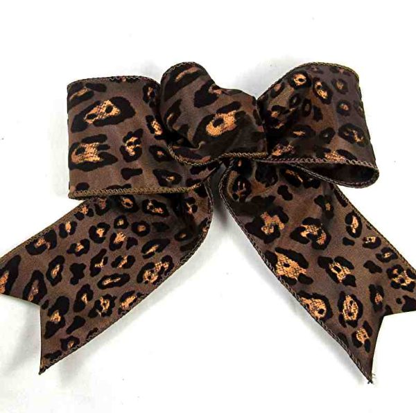 leopard print ribbon