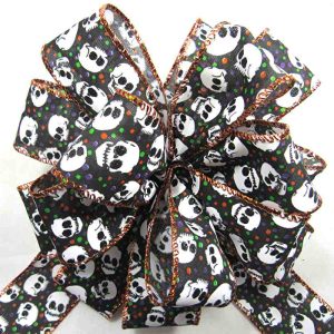 skulls ribbon