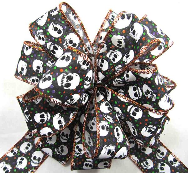 skulls ribbon