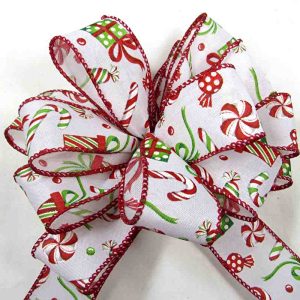 wired candy cane ribbon