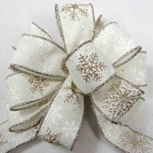 wired snowflake ribbon