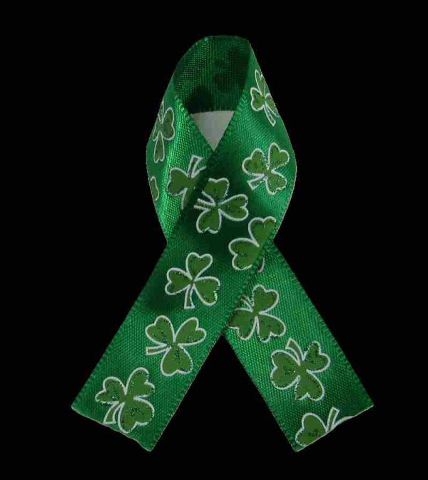 satin shamrock ribbon